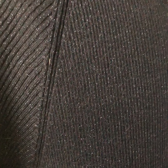 Knit pull over metallic short sleeve midi-dress from Anthropologie. - Picture 5 of 7